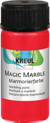 Zdjęcie produktu dla KREUL Marmorierfarbe "Magic Marble", rot, 20 ml