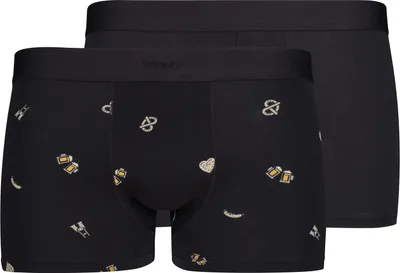Produktbild von Skiny Herren Pant 2er Pack Baumwolle Multipack Beerfestival Selection black