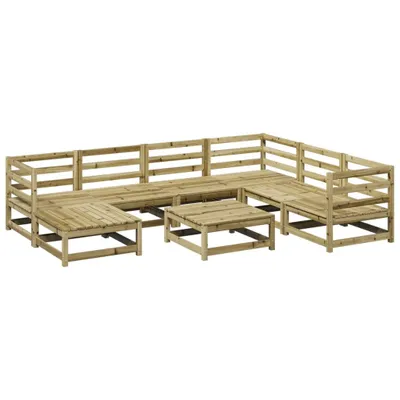 Produktbild von vidaXL 8-tlg. Garten-Sofagarnitur Kiefernholz Imprägniert