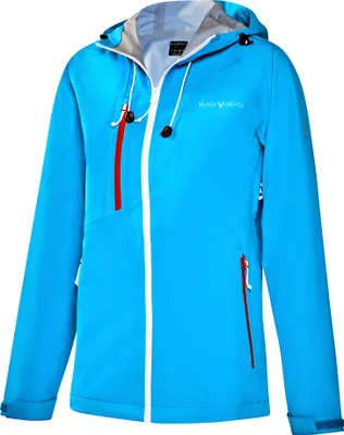 Immagine prodotto di BLACK CREVICE - Giacca hardshell 3 strati da donna I Giacca da pioggia | Turchese | Taglia: 40