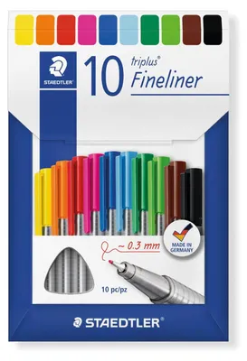 Produktbild von STAEDTLER Fineliner triplus rPP. 10STück