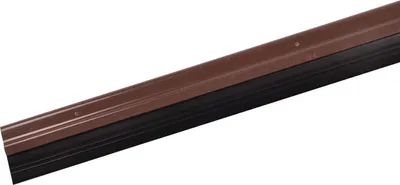 Produktbild von Türbodendichtung 100cm Bürstendichtung Gummidichtung Türdichtung Zugluftstopper, Modell:75112-Gummi braun