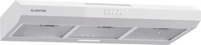 Produktbild von Klarstein Dunstabzugshaube 90cm, Abluft-Dunstabzugshaube mit Spülmaschinenfestem Filter aus Aluminium, Leise Abzugshaube Abluft, 200m³/h Luftstrom, Effiziente Wandhauben mit LEDs & Touch Controls