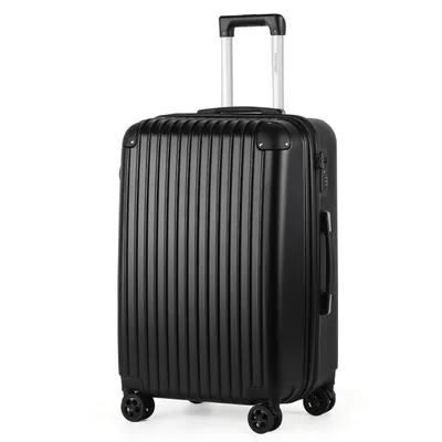 Produktbild von Hartschalen-Trolley Handgepäck Koffer ABS Hartschale Trolley Business-Koffer, Verstärkte Ecken, sicheres 3-stelliges Zahlenschloss 56/66/76cm