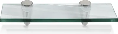 Zdjęcie produktu dla Półka szklana 30x10x0,8 cm z uchwytem Półka szklana Półka ścienna Półka łazienkowa Półka wisząca Szkło bezbarwne
