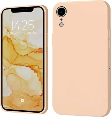 Produktbild von Hülle für iPhone XR Case Cover Bumper Silikon Softgrip Schutzhülle Farbe: Rosa