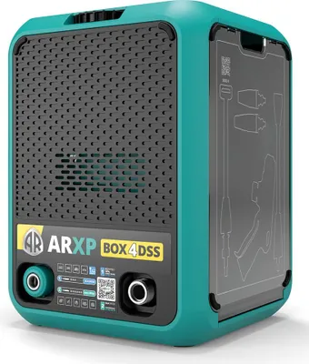 Zdjęcie produktu dla Annovi Reverberi ARXP BOX4 180DSS, Kompaktowy, Prąd elektryczny, 8 m, Wysokie ciśnienie, Czarny, Zielony, Stal nierdzewna