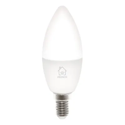 Produktbild von Deltaco Smart Home LED E14 Kerzenform 5W weiß