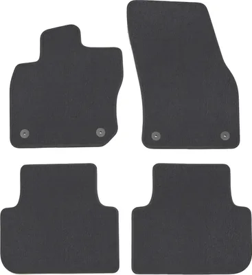 Image de Tapis De Sol De Qualité Supérieure Anthracite Pour Volkswagen Tiguan Depuis 2024 4pcs, Base Antidérapante, Couleur Anthracite