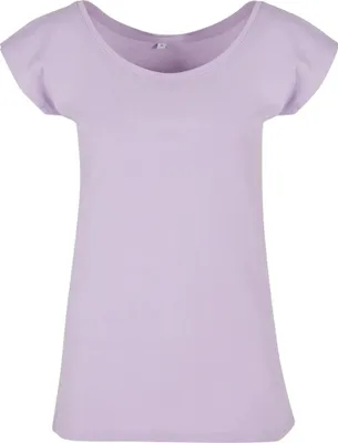Produktbild von Build Your Brand Kurzarm-T-Shirt für Frauen Dimish helles Lila S