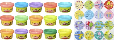 Produktbild von Play-Doh Partyknete mit Stickern