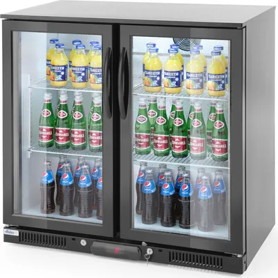 Produktbild von HENDI Bar-Kühlschrank doppeltürig 228L 2/10°C 230 215 900x500x(H)900