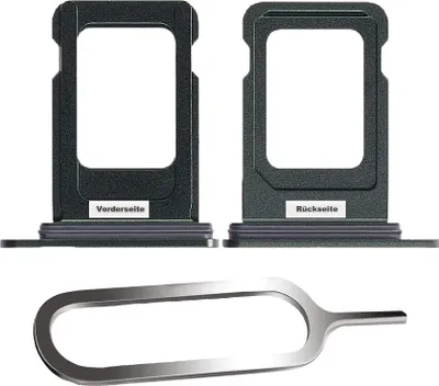 Produktbild von iPHONE 13 SIM KARTEN HALTER TRAY ADAPTER FACH STECKER SLOT CARD + NADEL GRÜN