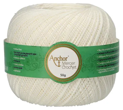 Häkelgarn, 100 % Baumwolle, Stärke 80, 930 m, 50 g