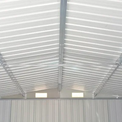 Immagine prodotto di vidaXL Capanno per attrezzi antracite 257x990x181 cm Acciaio zincato