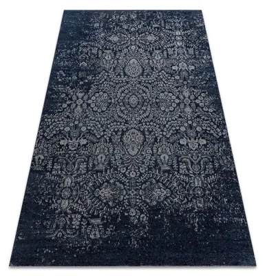 Image de Tapis Laine JADE 45008/500 Ornement bleu foncé / beige OSTA bleu 160x230 cm