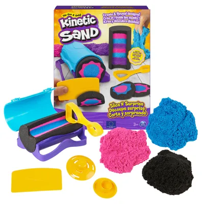 Produktbild von Kinetic Sand - Slice N''Surprise Set, Spielsand