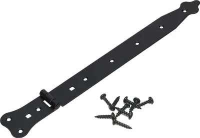 Immagine prodotto di KOTARBAU® Cerniera per persiana 370 mm Cerniera per cancello stretto Cerniera per porta di alta qualità Cerniera a croce Cerniera per cancello da giardino