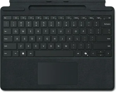 Obrázok produktu pre Microsoft Surface Pro Keyboard with pen storage for Business, Touchpad, Microsoft, Surface Pro 10 for Business; Surface Pro 9 for Business; Surface Pro 8 for Business; Surface Pro X..., Čierna, alcantara, Dokovanie