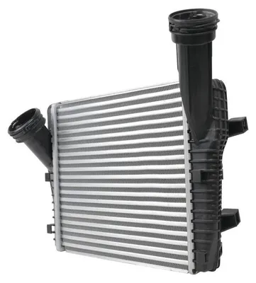 Image de Refroidisseur d'air de suralimentation, ailettes de refroidissement soudées, aluminium, 287 mm - 293 mm, HELLA, pour VW TOUAREG, entre autres