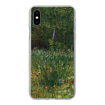 Produktbild von MuchoWow® Handyhülle Schutzhülle Hülle für iPhone Xs Asnières - Vincent van Gogh Silikon Softcase Handy Hülle - Handytasche
