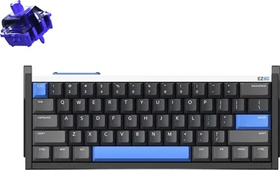 Produktbild von IQUNIX EZ60 HE Rapid Trigger-Gaming-Tastatur, QWERTY US, 8K Hz USB-C, Star Trail