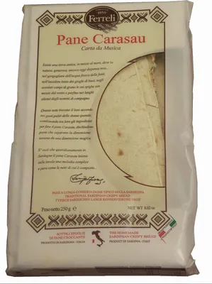 Immagine prodotto di Pane Carasau D'Ogliastra Carta Musica 250 gr. - Ferreli
