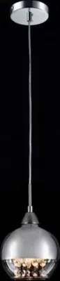 Produktbild von Casa Padrino Jugendstil Decken Hängelampe Nickel 15 x H 100 cm Antik Stil - Möbel Lüster Leuchter Deckenleuchte Hängelampe