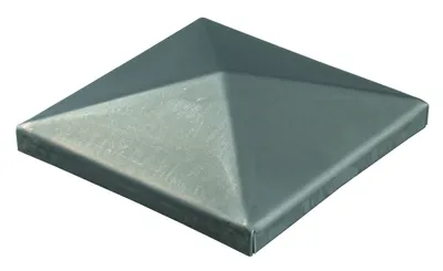 Immagine prodotto di Alberts 866952 Tappo per pali metallici quadrati, per saldatura, acciaio, 80 x 80 mm, set da 10