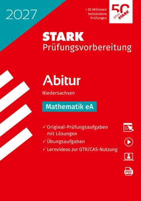 Produktbild von STARK Mathematik eA - Abitur 2027 Niedersachsen - Prüfungsvorbereitung