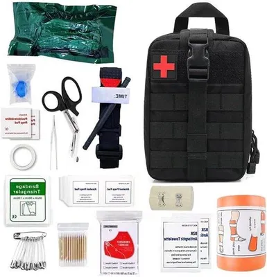 Produktbild von Ervaaringsset militair outdoor EHBO-traumaset medische tactische autozak voor camping en avontuur