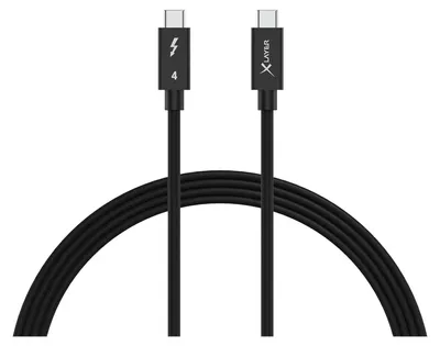 Imagen del producto de XLAYER 220113 XLAYER Thunderbolt 4 Kabel USB-C 1,0 m schwarz