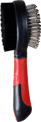Produktbild von Karlie Professional Borsten- und Stiftbürste 2 in 1 rot/schwarz, Größe: S