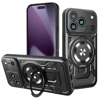 Obrázok produktu pre Techsuit - RuggedCam kryt pre iPhone 17 Pro - čierny