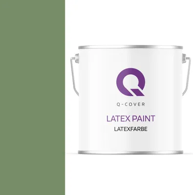 Produktbild von Latexfarbe 5 L Dunkelgrün 5 L | Innenfarbe | Wandfarbe | Deckenfarbe | Klasse 3 Mattfarbe Scheuerfest Hohe Deckkraft