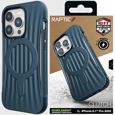 Produktbild von Raptic X-Doria Clutch Built Case Iphone 14 Pro Mit Magsafe Back Cover Blau