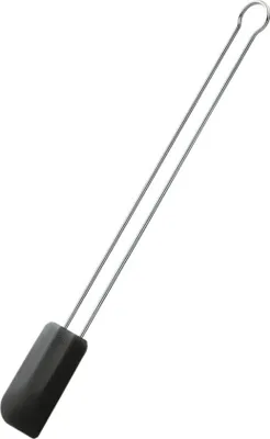 Immagine prodotto di Raschietto per pasta Rösle in silicone piccolo lungo nero 26 cm