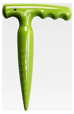 Produktbild von Dibbler-Gartenwerkzeug, Umpflanz- und Topfhilfe, 17 cm, Ergonomisches Aussaatwerkzeug, Pflanzlochgräber, Gartenhandgerät, Für Gurken, Tomaten, Gemüse