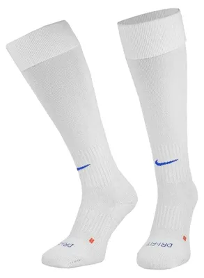 Immagine prodotto di Nike - Calzini da calcio "Classic II Cush OTC" unisex, per uomo/donna, taglia EU 38-42 (bianco/blu), modello PP7004