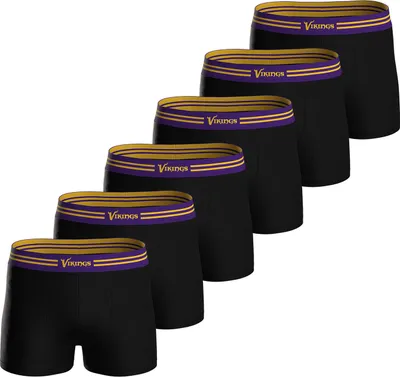 Produktbild von Huddle Herren Boxer Minnesota Vikings 6-Pack blk - Größe XXL