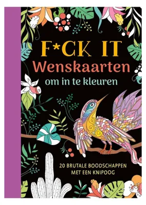 Produktbild von Deltas f*ck it – Grußkarten zum Ausmalen