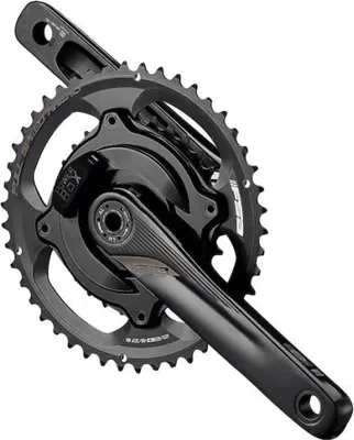 Produktbild von FSA Leistungsmesskurbel Powerbox Road Alloy Supercompact 175 mm Schwarz - eff...