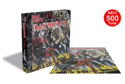 Produktbild von Iron Maiden The Number Of The Beast - 500 Teile LP Cover Puzzle - 39x39 cm