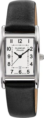 Produktbild von Dugena Damen-Armbanduhr Quadra Artdeco, Quarz, Edelstahlgehäuse, Saphirglas, 5 bar