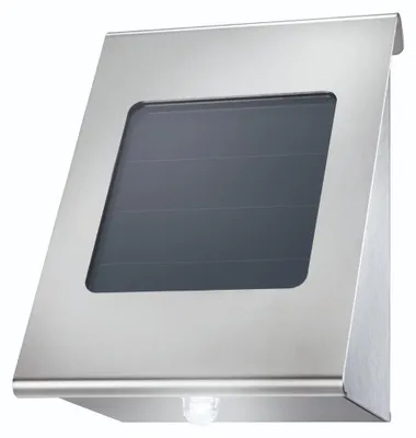 Immagine prodotto di Applique solare in metallo, 3000K, 6500K commutabile, modulo solare 0,2W