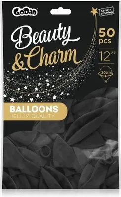 Immagine prodotto di Beauty&Charm palloncini neri pastello 12" 50 pz CB-PCR5