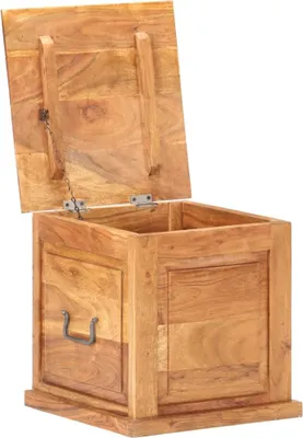 Obrázek produktu pro vidaXL Truhe 40x40x40 cm Akazie Massivholz