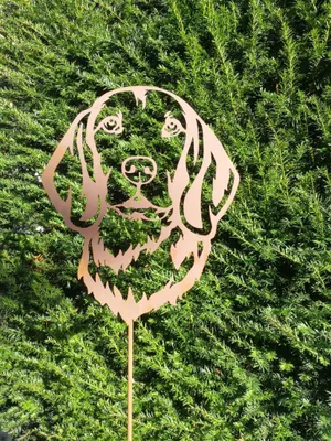 Produktbild von Edelrost Gartenstecker Beagle