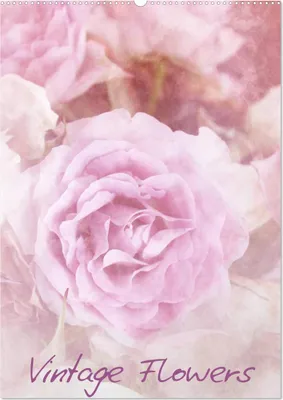 Produktbild von Vintage Flowers (Wandkalender 2025 DIN A2 hoch), CALVENDO Monatskalender