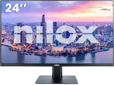 Obrázek produktu pro Nilox MONITOR 24" NXMM24FHD112 LED FULLHD IPS 100HZ HDMI/DP SQUARE·, 60,5 cm (23.8"), 1920 x 1080 px, Full HD, LED, 1 ms, Černá